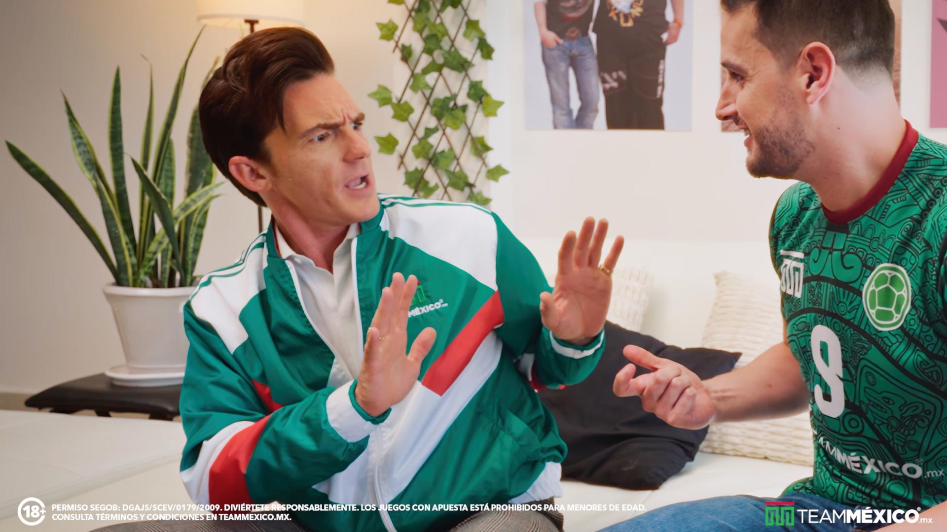 Drake Bell México futbol Team México reacción emoción