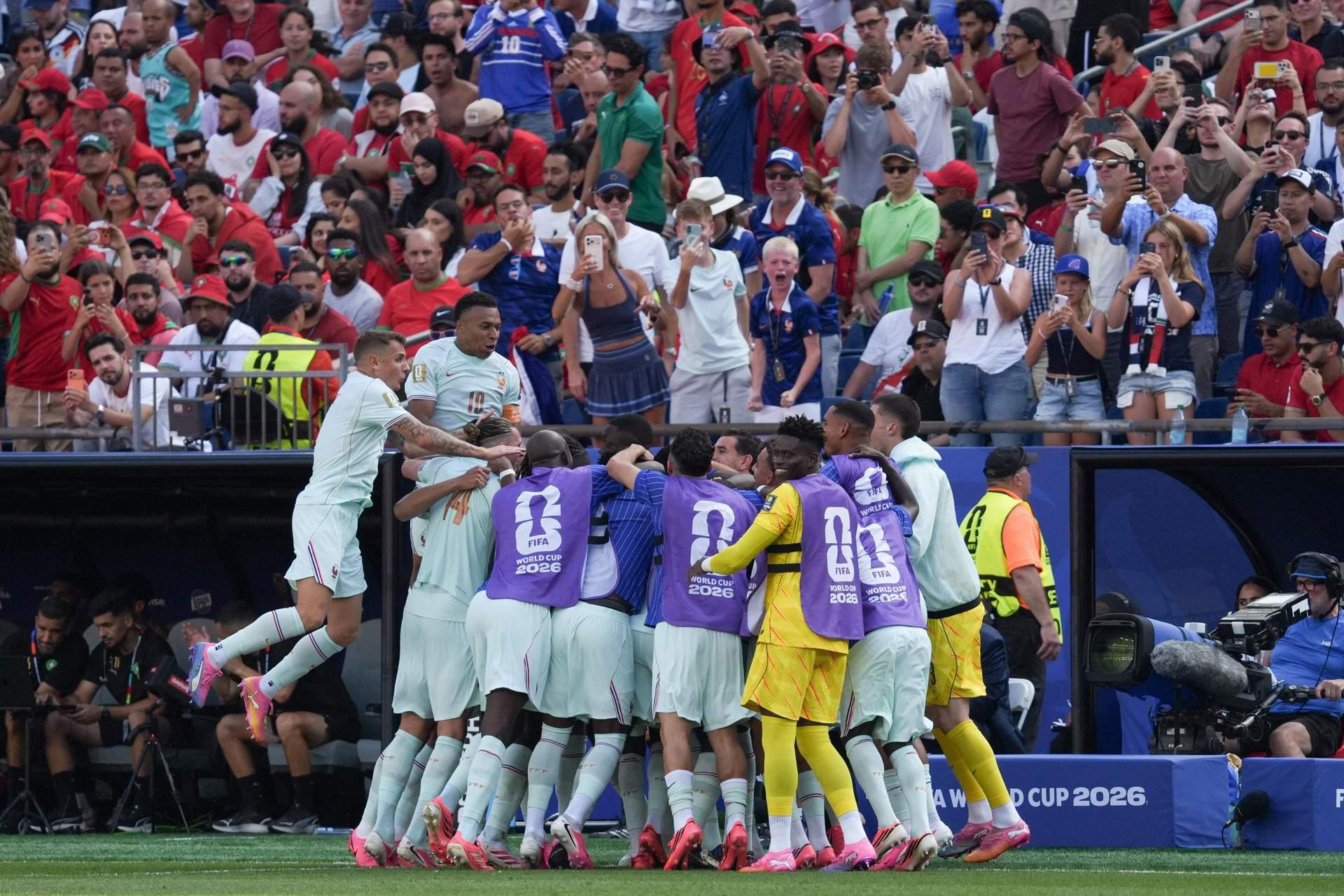 Francia vence 2-0 a Marruecos y se clasifica a semifinales